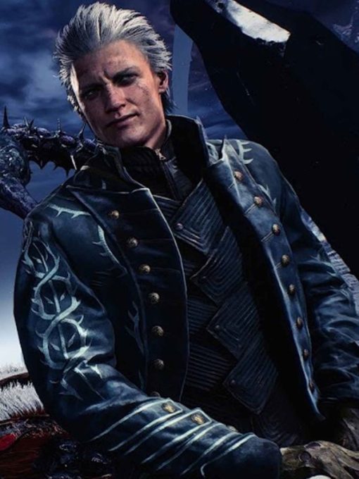 Devil May Cry 5 Vergil Trench Leather Coat