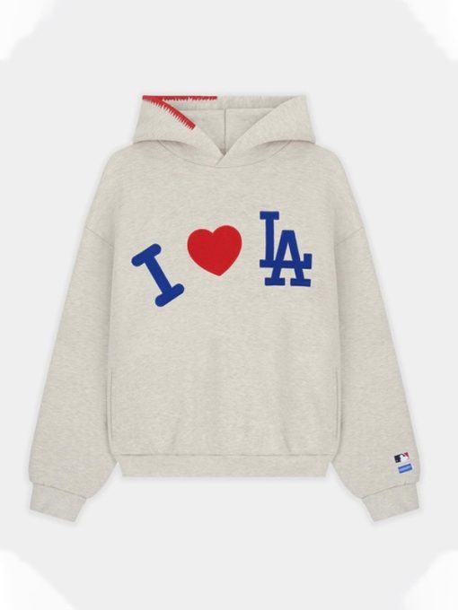 2023 MADHAPPY X DODGERS I LOVE LA UNISEX HOODIE