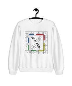 Sarah Jessica Parker And Just Like That Carrie Bradshaw New York Monopoly Sweatshirt