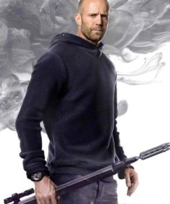 The Meg Jason Statham Black Pullover Hoodie