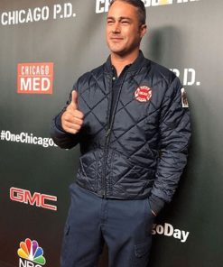 Taylor Kinney Chicago Fire Pilot Quilted Jacket