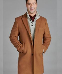 George Film Welcome To Valentine 2023 Markian Tarasiuk Brown Coat