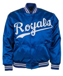 Kansas City Royals 1969 Bomber Royal Blue Satin Jacket
