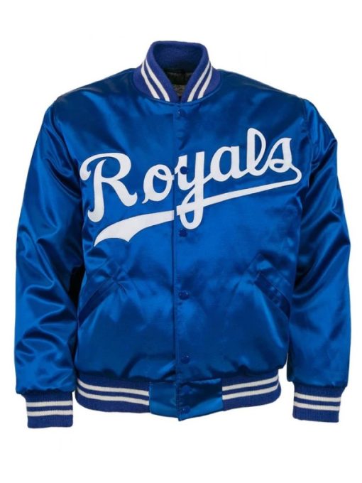 Kansas City Royals 1969 Bomber Royal Blue Satin Jacket