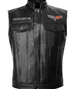 Chevrolet Corvette Vest Leather Jacket – Limited Edition