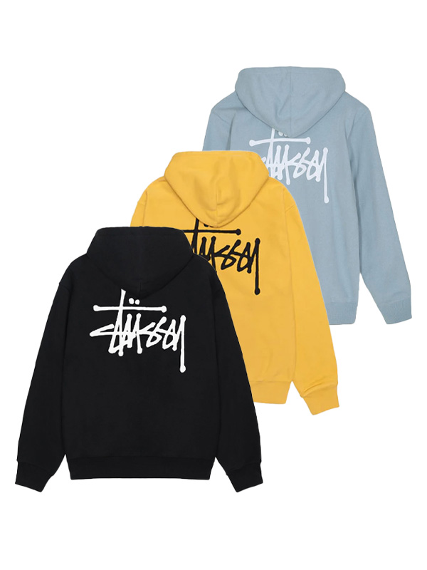 Hoodies and sweatshirts Stüssy Basic Stussy Hoodie Black