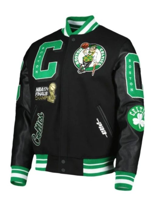 Boston Celtics Finals Champions Black Bomber Jacket