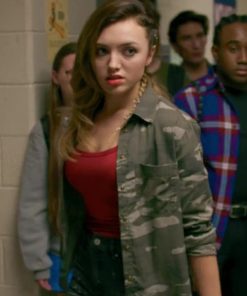 Peyton List TV Series Cobra Kai S02 Tory Nichols Camo Button Down Shirt