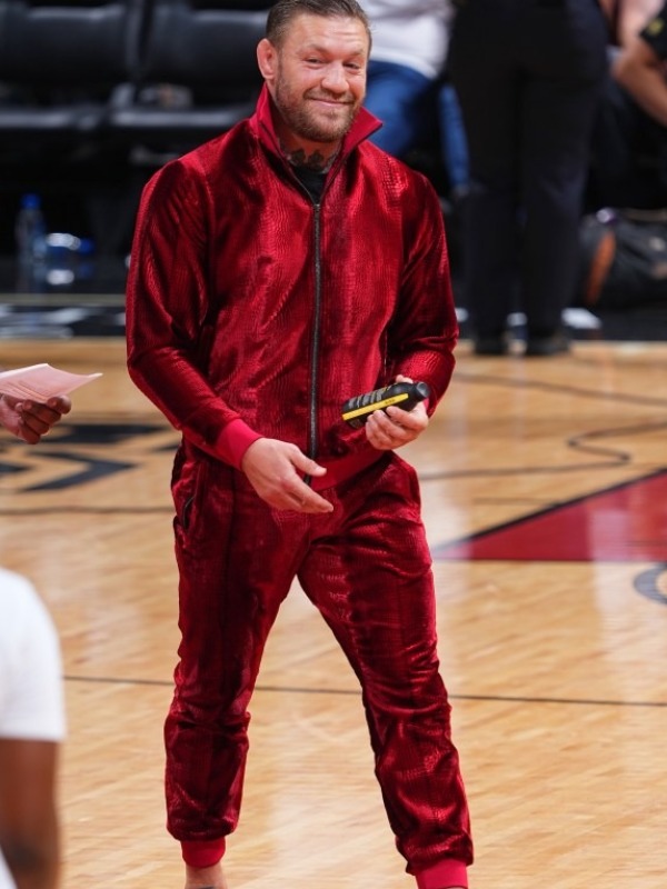 Conor McGregor Red Tracksuit - Paragon Jackets