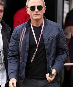 Daniel Craig No Time to Die James Bond Blue Jacket