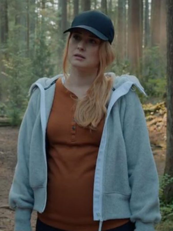 Virgin River S05 Alexandra Breckenridge Fleece Bomber Jacket