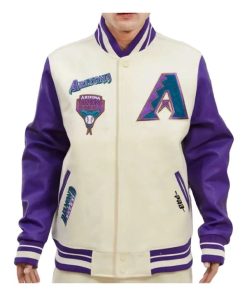 Mlb Arizona Diamondbacks Retro Classic Wool Varsity Jacket