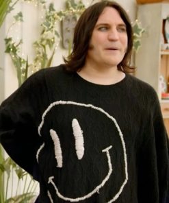The Great British Bake Off Noel Fielding Smiling Face Oversize Sweater