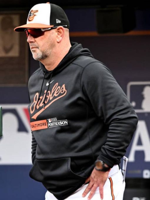 MLB Baltimore Orioles 2023 Postseason Pullover Hoodie – Black
