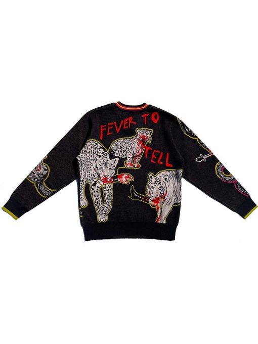 Bake Off Noel Fielding YEAH YEAH YEAHS Black Sweater