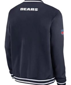 Chicago Bears Navy Blue Sideline Coach Jacket
