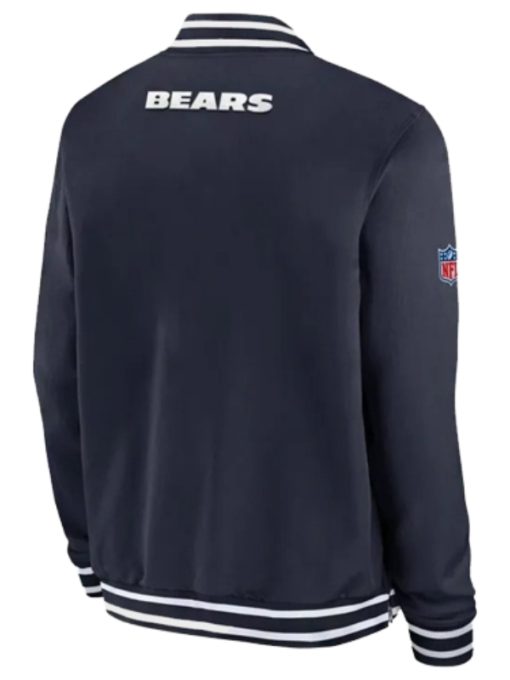 Chicago Bears Navy Blue Sideline Coach Jacket