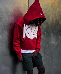 Retro Y2K Kozy Fashion Hoodie - Red
