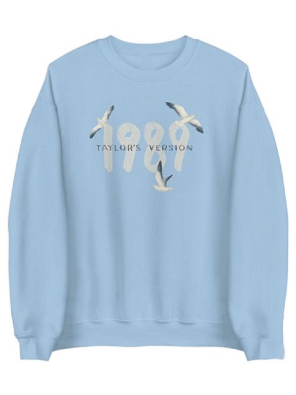Taylor Swift 1989 Sweatshirt 1989 Taylor s Version Blue Crewneck