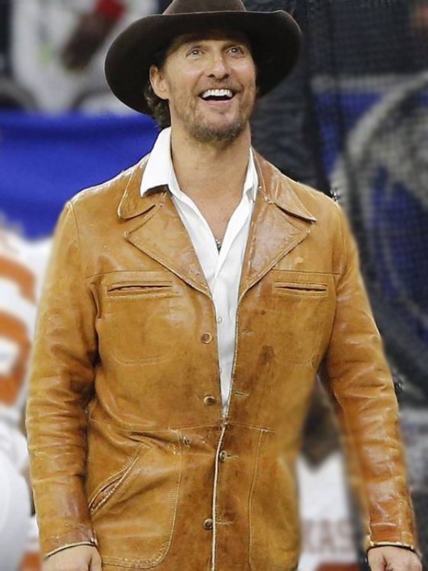 Matthew mcconaughey leather jacket discount