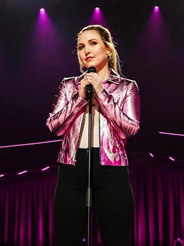 Taylor Tomlinson Have It All Pink Jacket | Pink Metallic