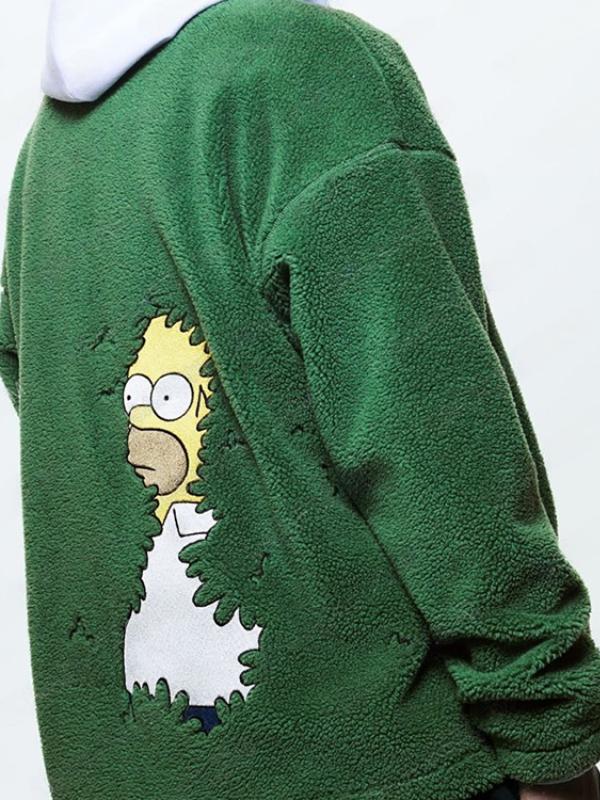 Pull Homer Simpson Bushes - Sweater The Simpsons Pour Adultes