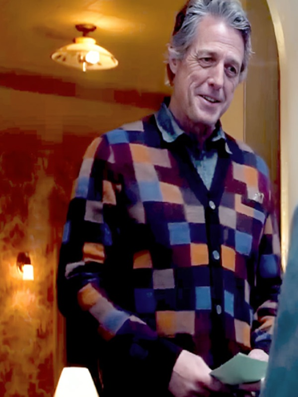 Heretic 2024 Hugh Grant Colorblock Cardigan Squares Merino Cardigan