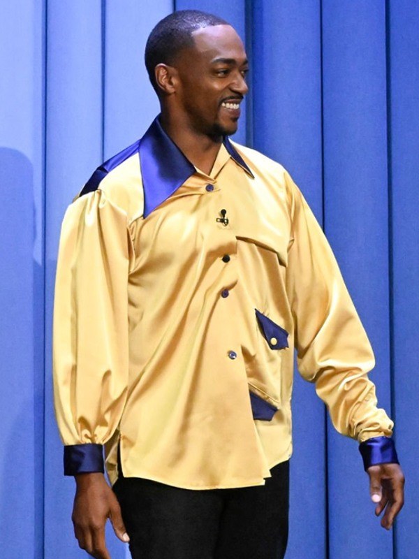The Tonight Show Anthony Mackie Shirt | Theo Huxtable Gartrelle Shirt