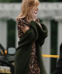 Yellowstone S5 Kelly Reilly Green Cardigan | Beth Oversized Cardi Olive