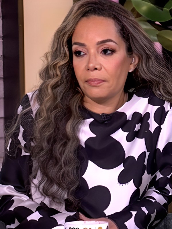 The View 2025 Sunny Hostin Black Floral Dress The View 2025 Sunny Hostin Black Floral Dress