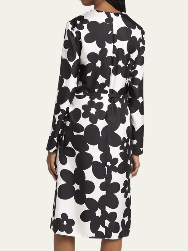 The View 2025 Sunny Hostin Floral Printed Midi Dress The View 2025 Sunny Hostin Floral Printed Midi Dress