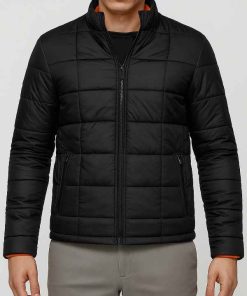 Men Puffer Zipper Jacket