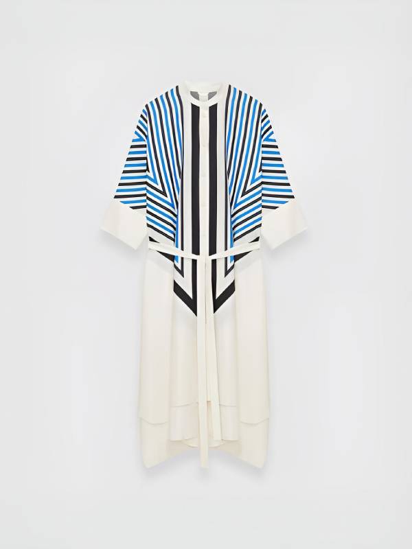 Tanya Moodie TV Series The Girlfriend 2025 Isabella Russell-Bailey Striped Dress The Girlfriend 2025 Tanya Moodie Striped Dress
