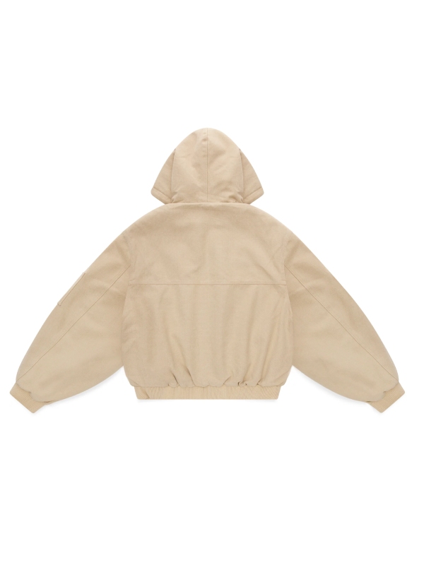 Shinzo Shige 15oz Canvas Clasp Bomber Jacket | Hand Dyed Jacket