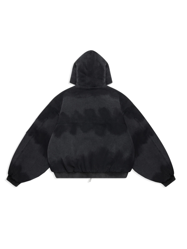 Shinzo Shige 15oz Canvas Clasp Bomber Jacket | Hand Dyed Jacket