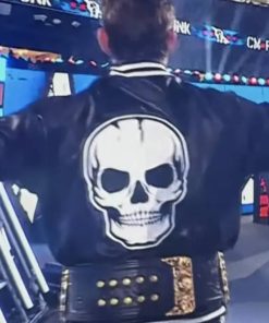 CM Punk WWE Survivor Series Larry’s Dad Bomber Jacket - Black