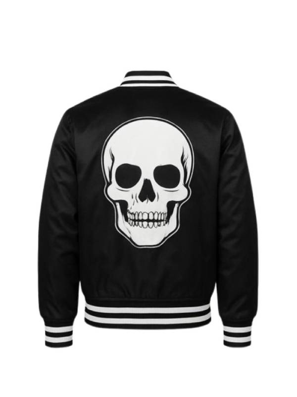CM Punk WWE Survivor Series Larry’s Dad Satin Bomber Jacket CM Punk WWE Survivor Series Larry’s Dad Satin Bomber Jacket in Black