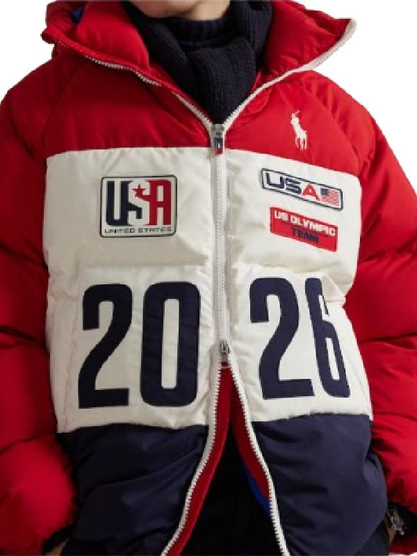 Team USA Olympics 2026 Opening Ceremony Red Puffer Jacket | USA 