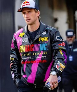 90s~00s Fox Racing レーシング レザー ライダースジャケット 【公式通販】
