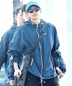 BTS Keep Swimming Jacket | BTS x Army Windbreaker Jacket - Blue