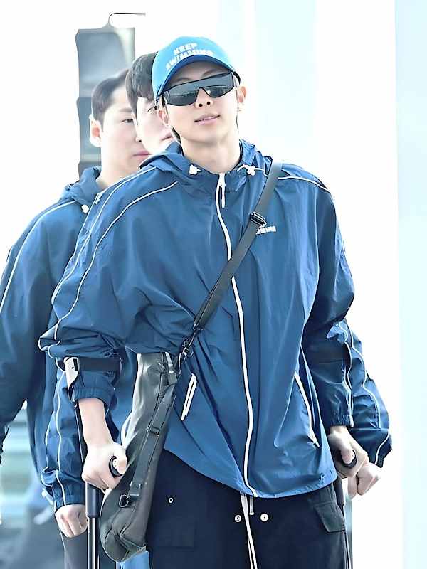 BTS Keep Swimming Jacket | BTS x Army Windbreaker Jacket - Blue